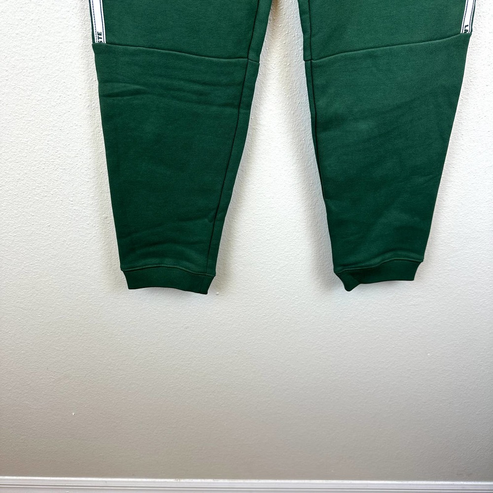 LACOSTE SPORT Tapered Fit Cotton Blend Green Jogger Pants Sweatpants NEW - Picture 3 of 6